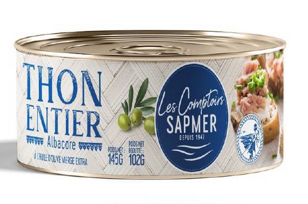 Sapmer met son thon en conserve pour La Réunion - Produits de la mer
